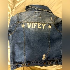 Beautiful Wifey denim jacket